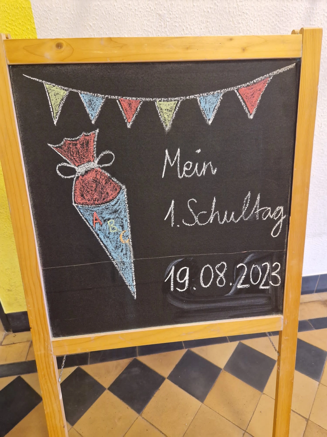 Erster Schultag Schild Einschulung 2023.JPG&nbsp;&copy;&nbsp;Ilsetalschule