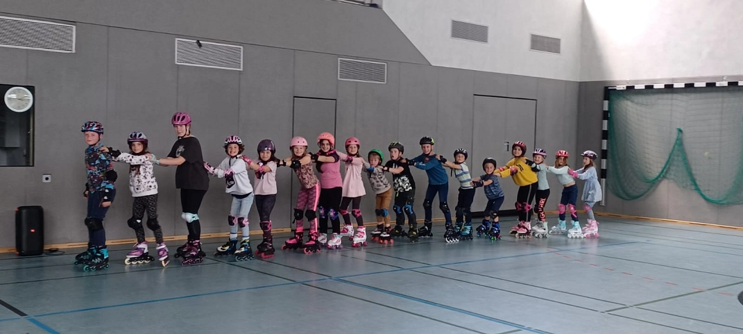 Kinder der Inliner-AG&nbsp;&copy;&nbsp;Ilsetalschule