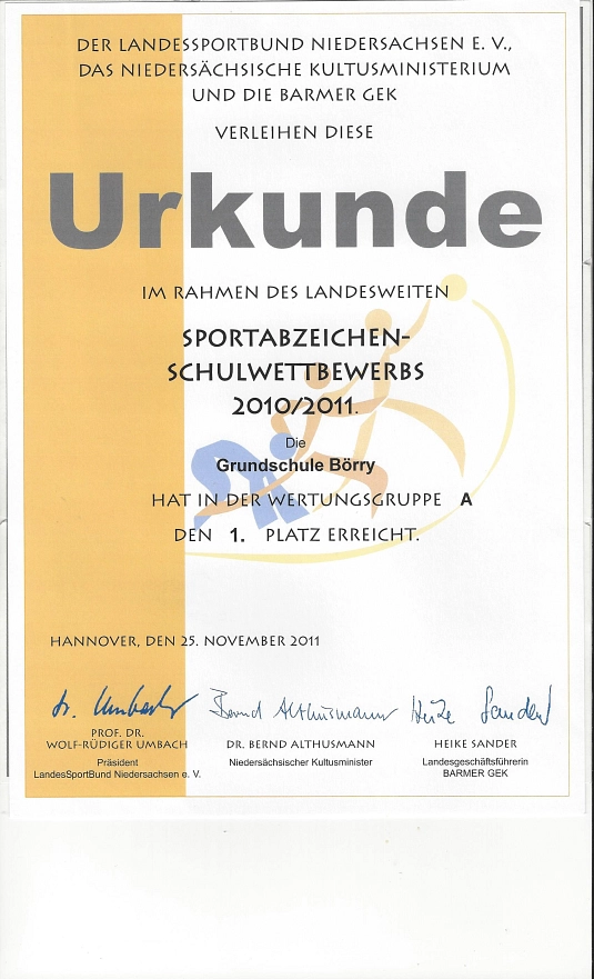 Urkunde Landessportbund 2011.jpg&nbsp;&copy;&nbsp;Ilsetalschule